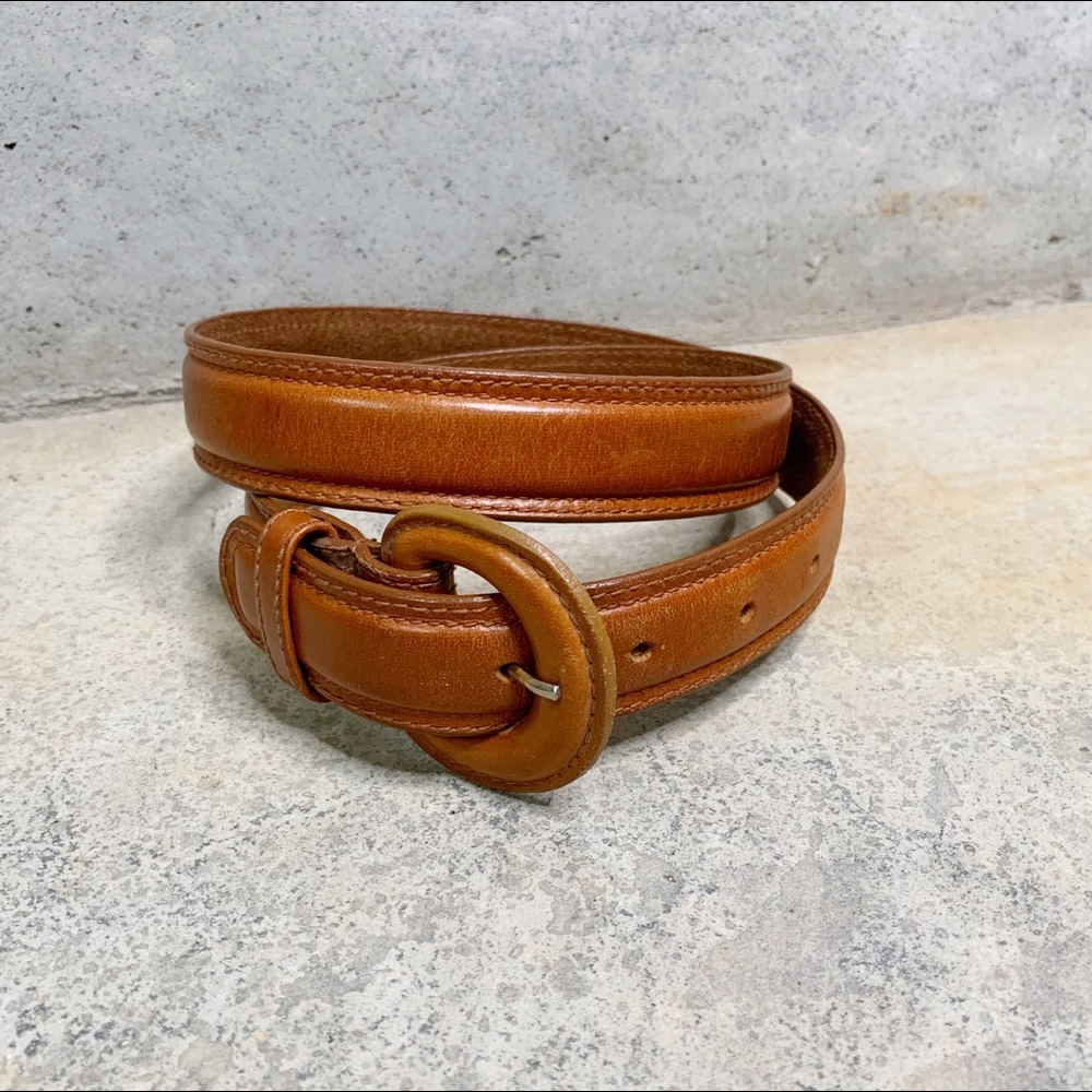 Vintage Forenza brown leather belt size 36
